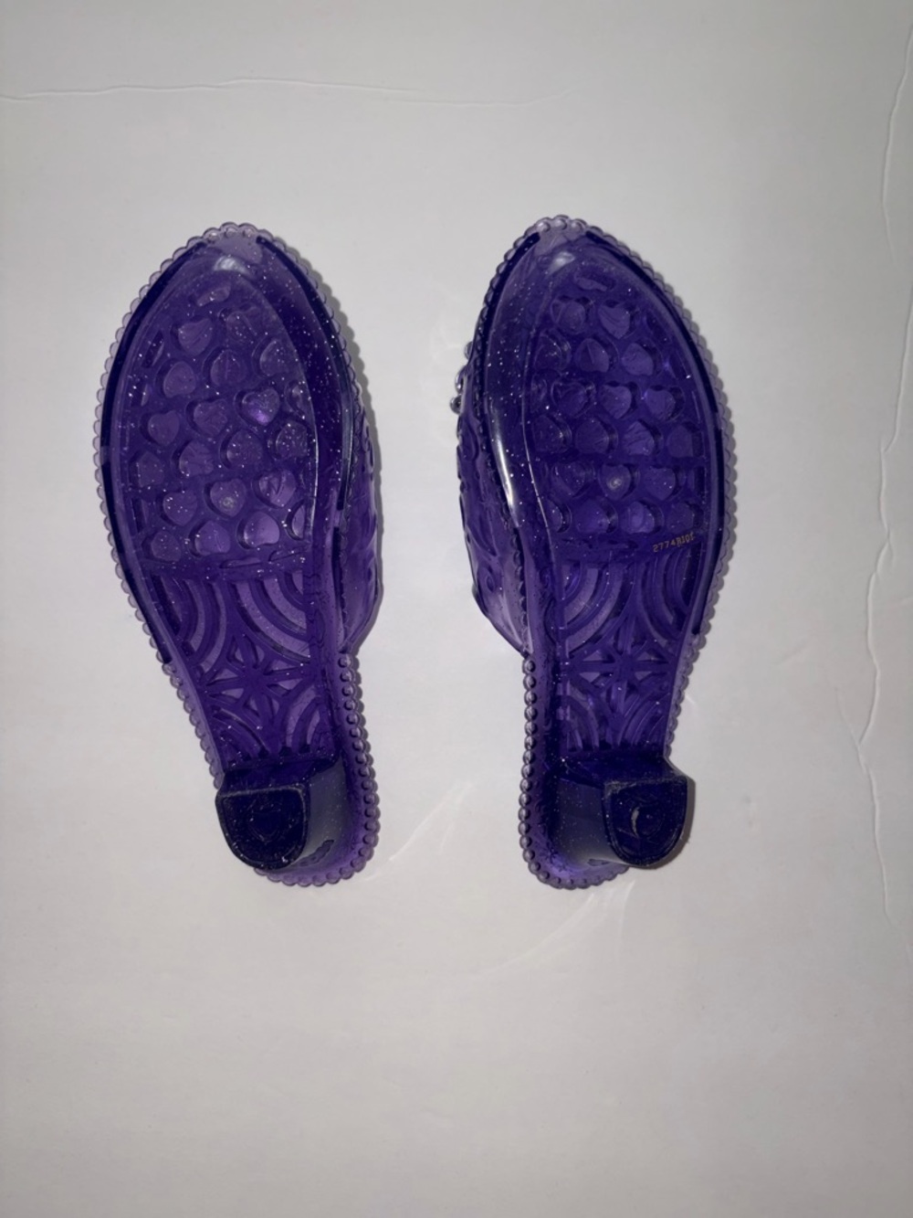 Disney Purple Princess Jelly Dress Sandals - Picture 3 of 6